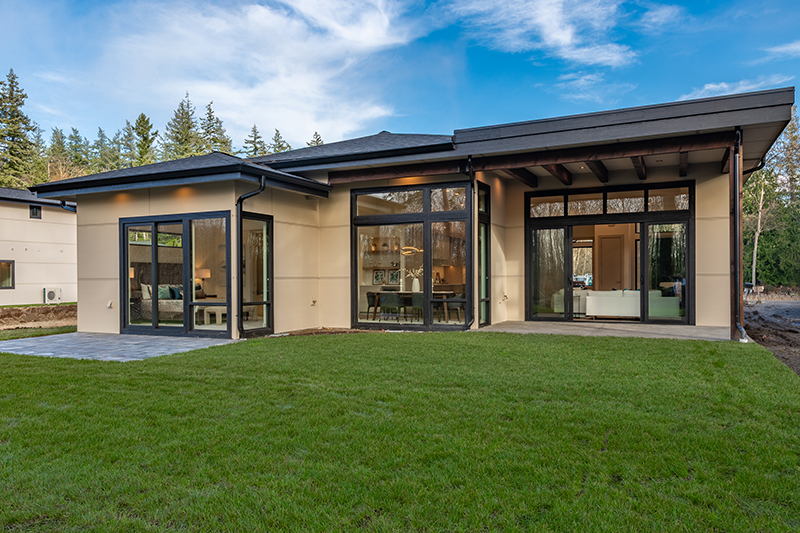 Sussex - rear elevation complete with covered patio area