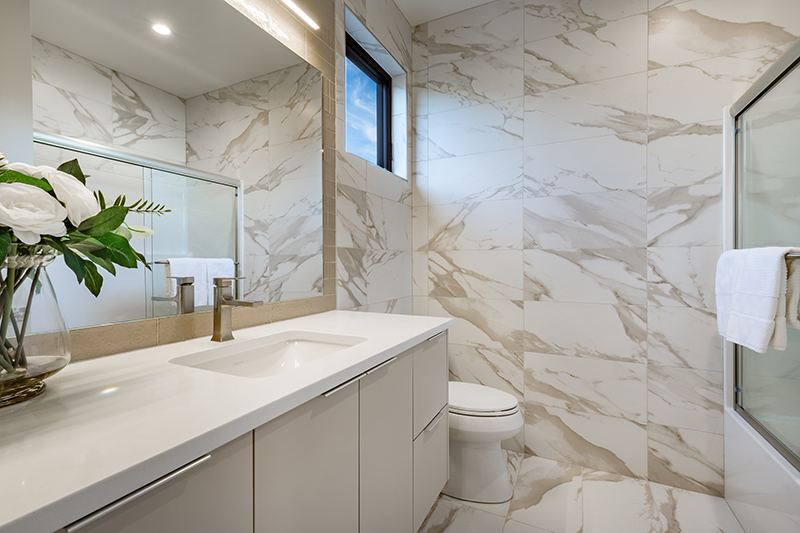 The Sussex - large format tile brings wow factor to the bathroom